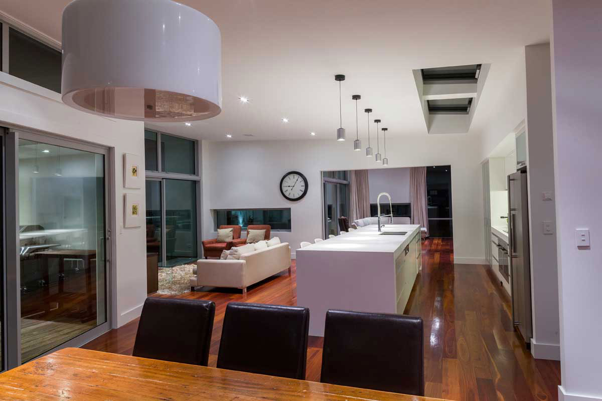 A Contemporary Home with Clean Lines and White Single Volumes Shape in Greytown, New Zealand by Casas Design + Architecture Studio (12)