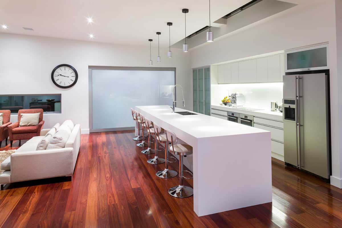 A Contemporary Home with Clean Lines and White Single Volumes Shape in Greytown, New Zealand by Casas Design + Architecture Studio (9)