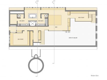 A Cozy, Comfortable and Elegant Home with Wonderful Views in Connecticut by Specht Harpman (12)