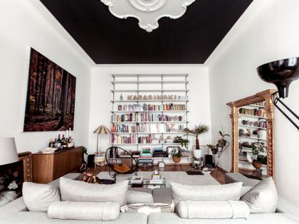 A Cozy Contemporary Apartment Brimming with Color and Art in Vienna