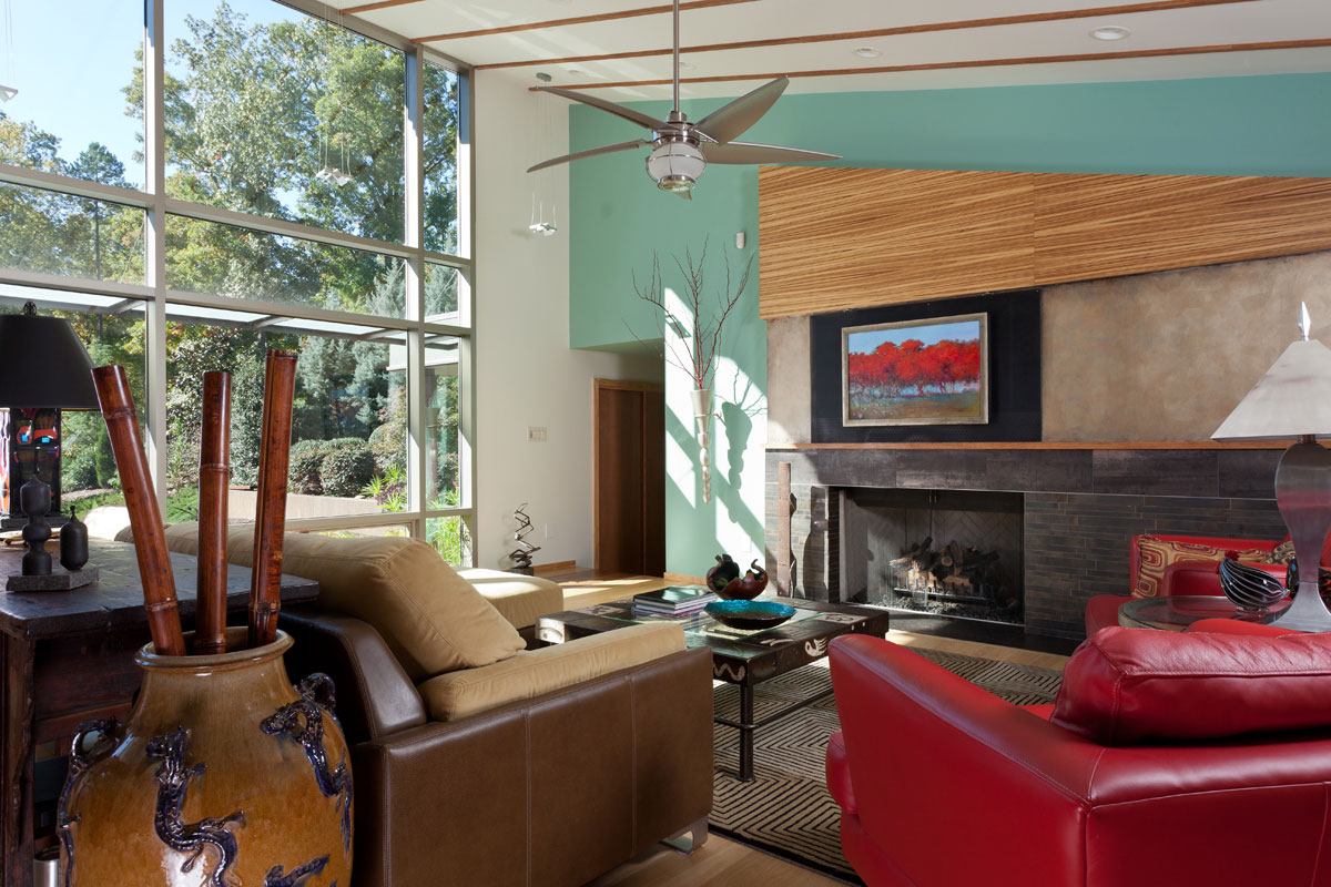 A Cozy Contemporary Home Illuminated with Natural Light in North Carolina by Krichco Construction (11)