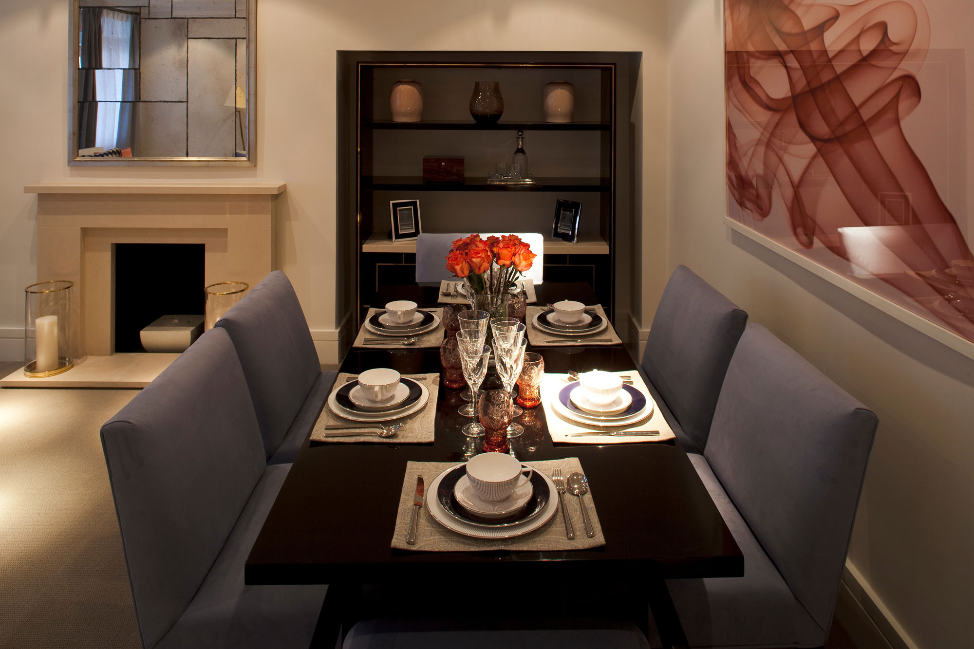 A Cozy Contemporary House with Warm and Luxurious Interiors in London, England by Roselind Wilson Design (10)