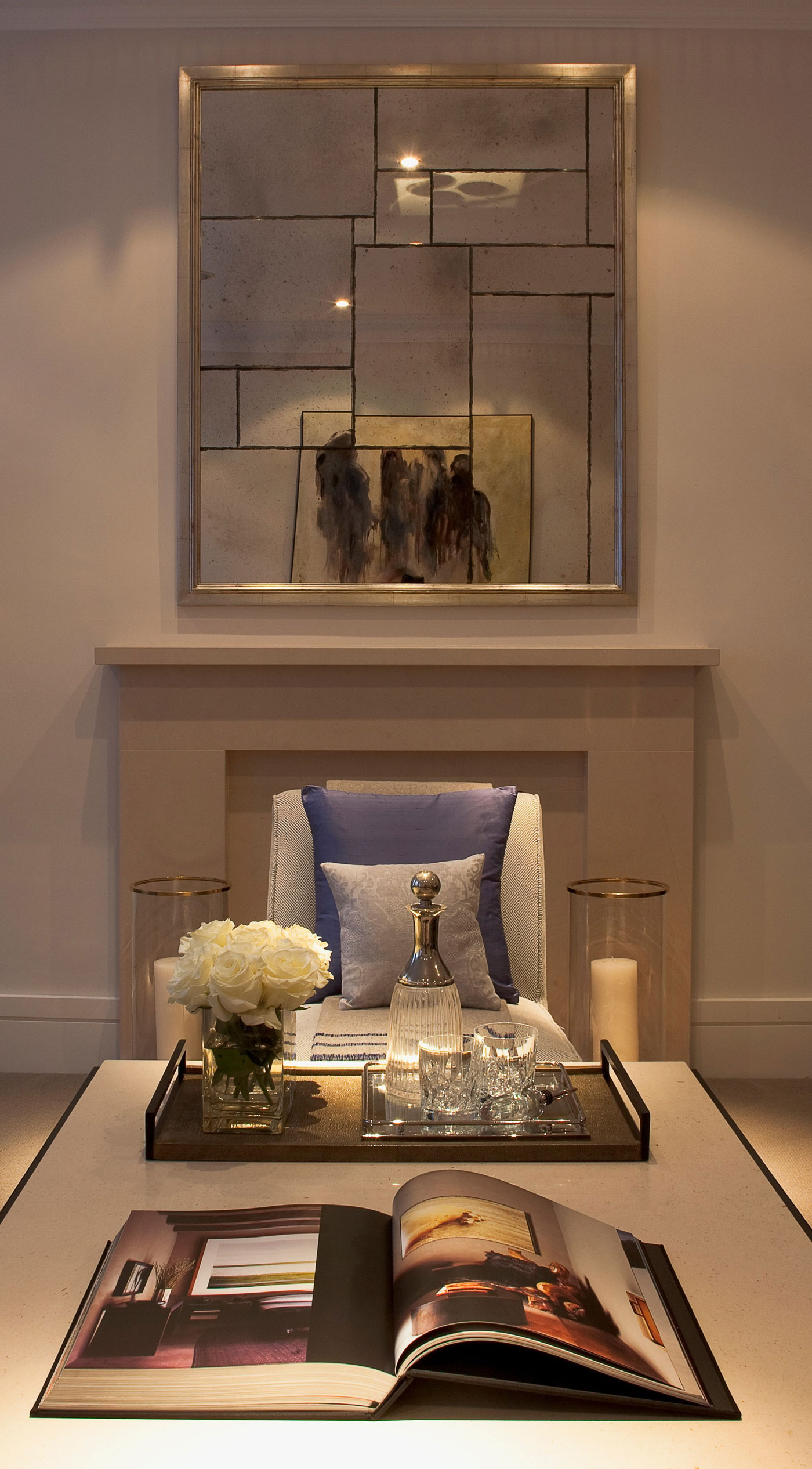 A Cozy Contemporary House with Warm and Luxurious Interiors in London, England by Roselind Wilson Design (2)