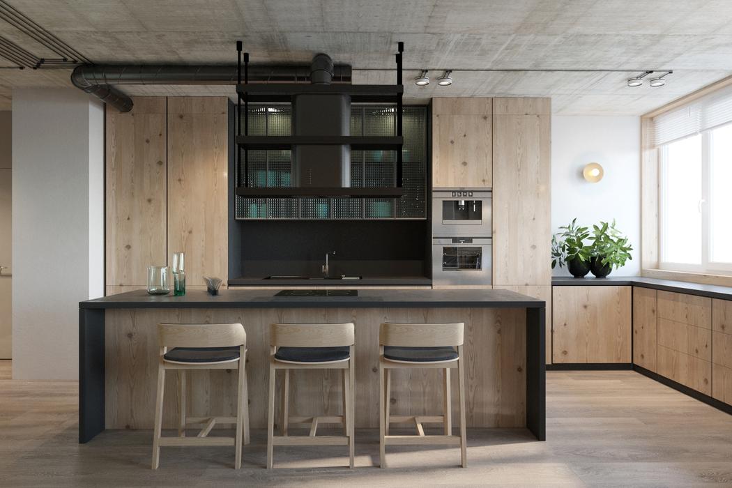 A Cozy and Stylish Modern Apartment with Strong Personality in Kiev, Ukraine by Pavel Voytov (4)