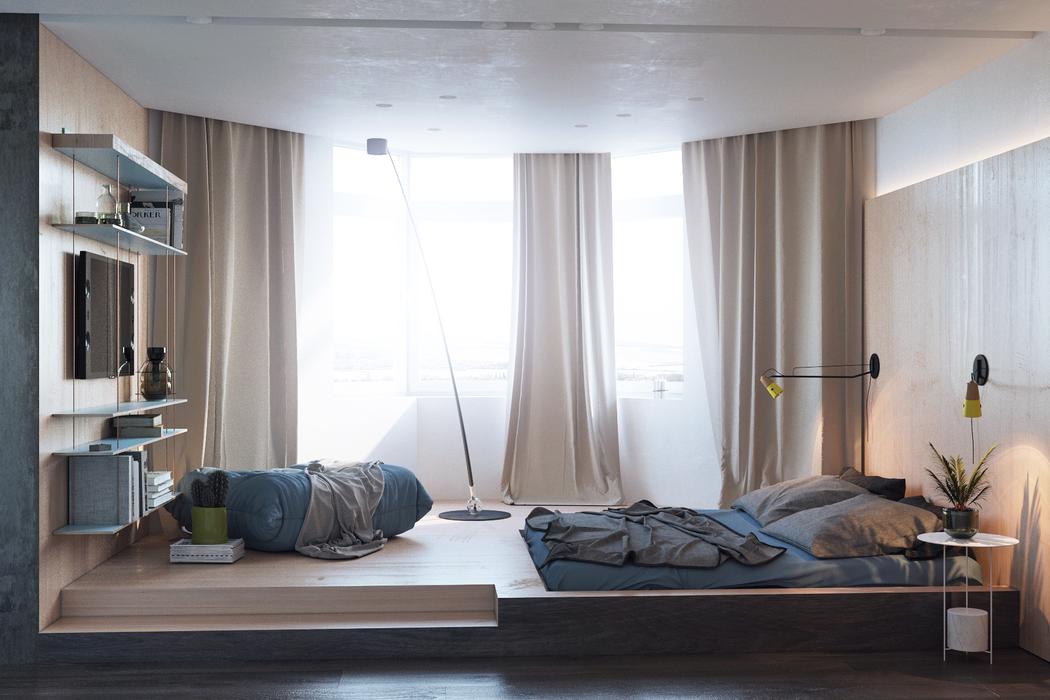 A Cozy and Stylish Modern Apartment with Strong Personality in Kiev, Ukraine by Pavel Voytov (9)