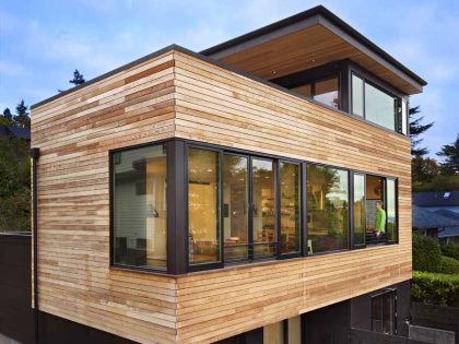 A Creative Modern Industrial Home Constructed for Two People and Eighteen Bicycles in Seattle by Chadbourne + Doss Architects (1)