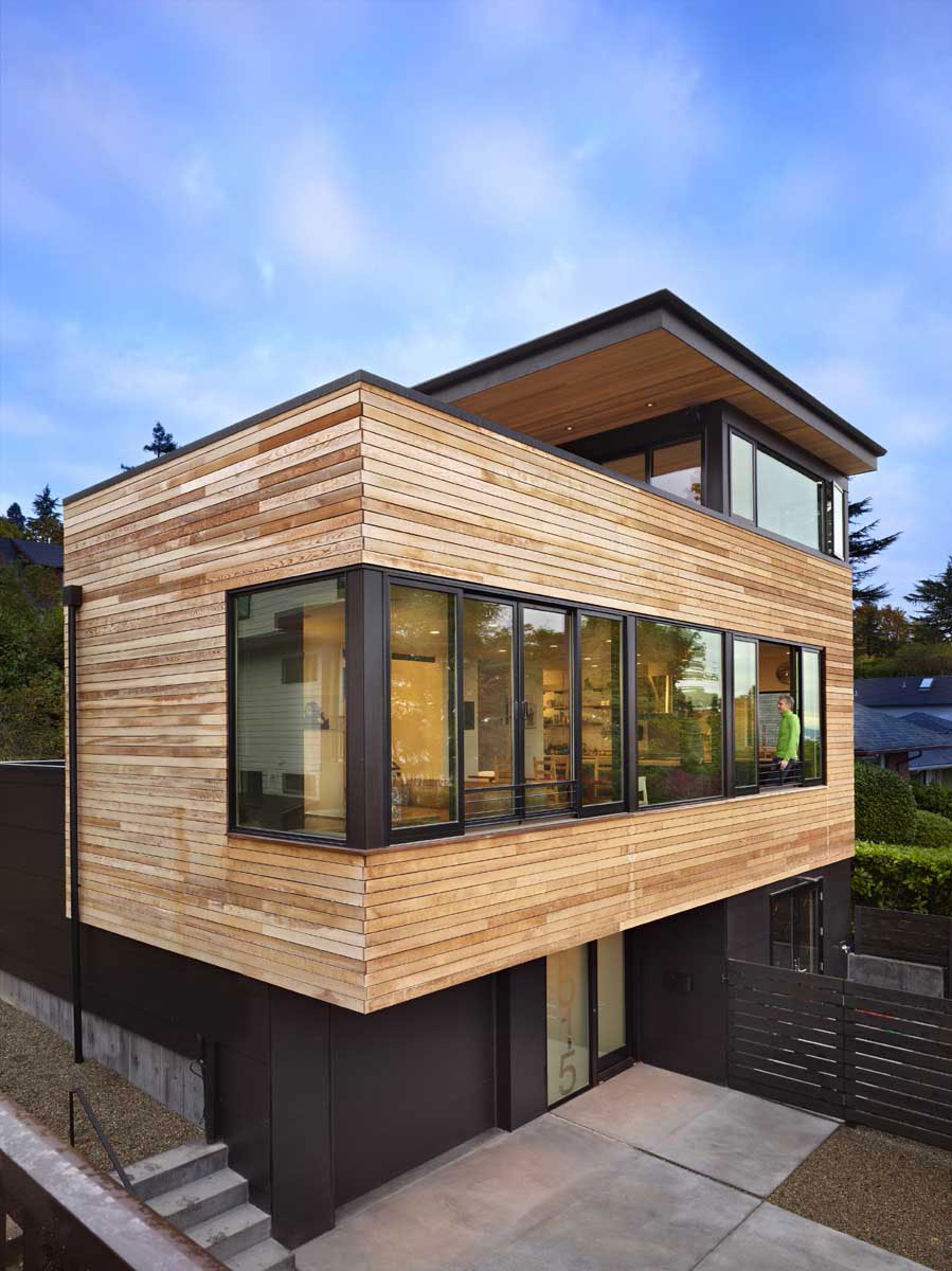 A Creative Modern Industrial Home Constructed for Two People and Eighteen Bicycles in Seattle by Chadbourne + Doss Architects (1)