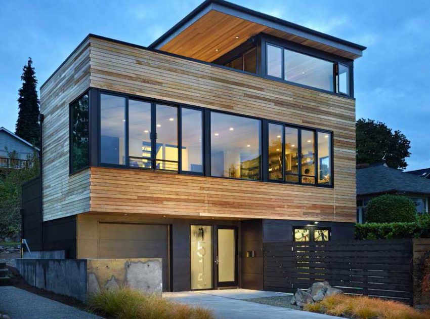 A Creative Modern Industrial Home Constructed for Two People and Eighteen Bicycles in Seattle by Chadbourne + Doss Architects (10)