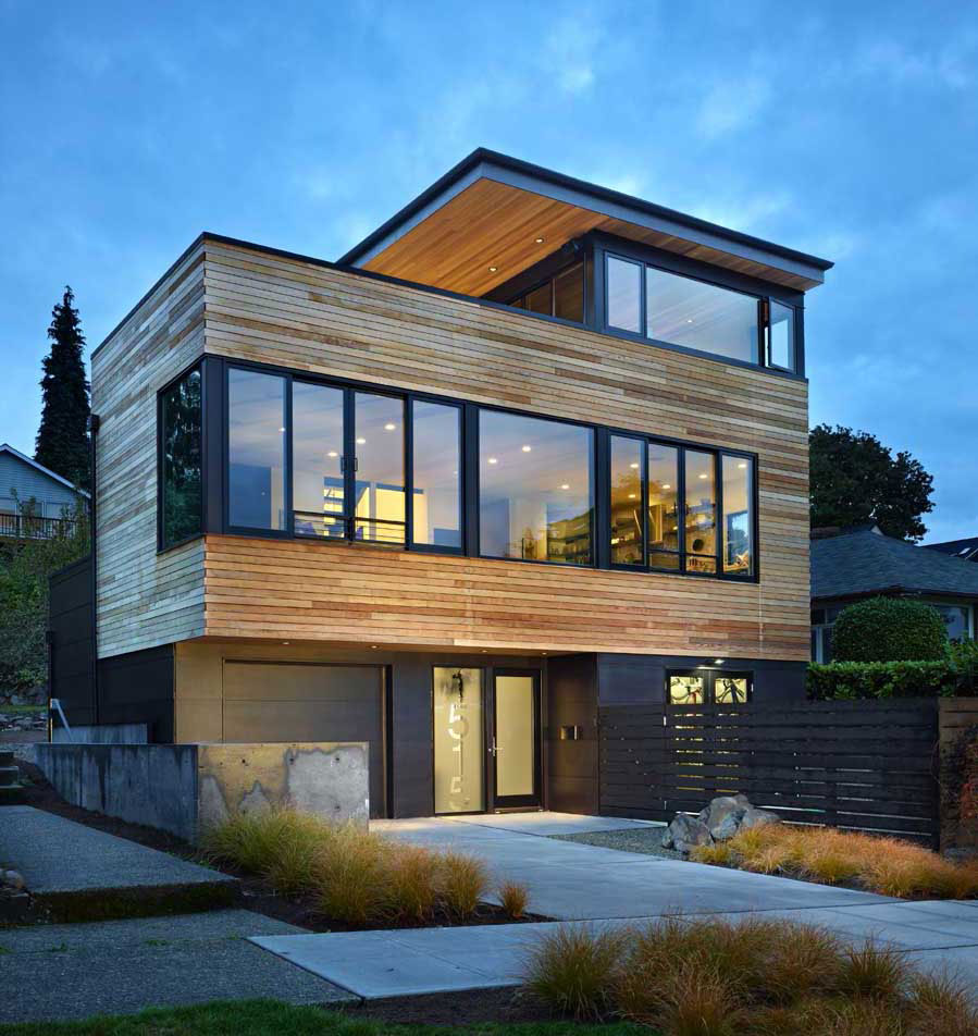 A Creative Modern Industrial Home Constructed for Two People and Eighteen Bicycles in Seattle by Chadbourne + Doss Architects (10)