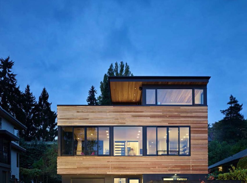 A Creative Modern Industrial Home Constructed for Two People and Eighteen Bicycles in Seattle by Chadbourne + Doss Architects (11)