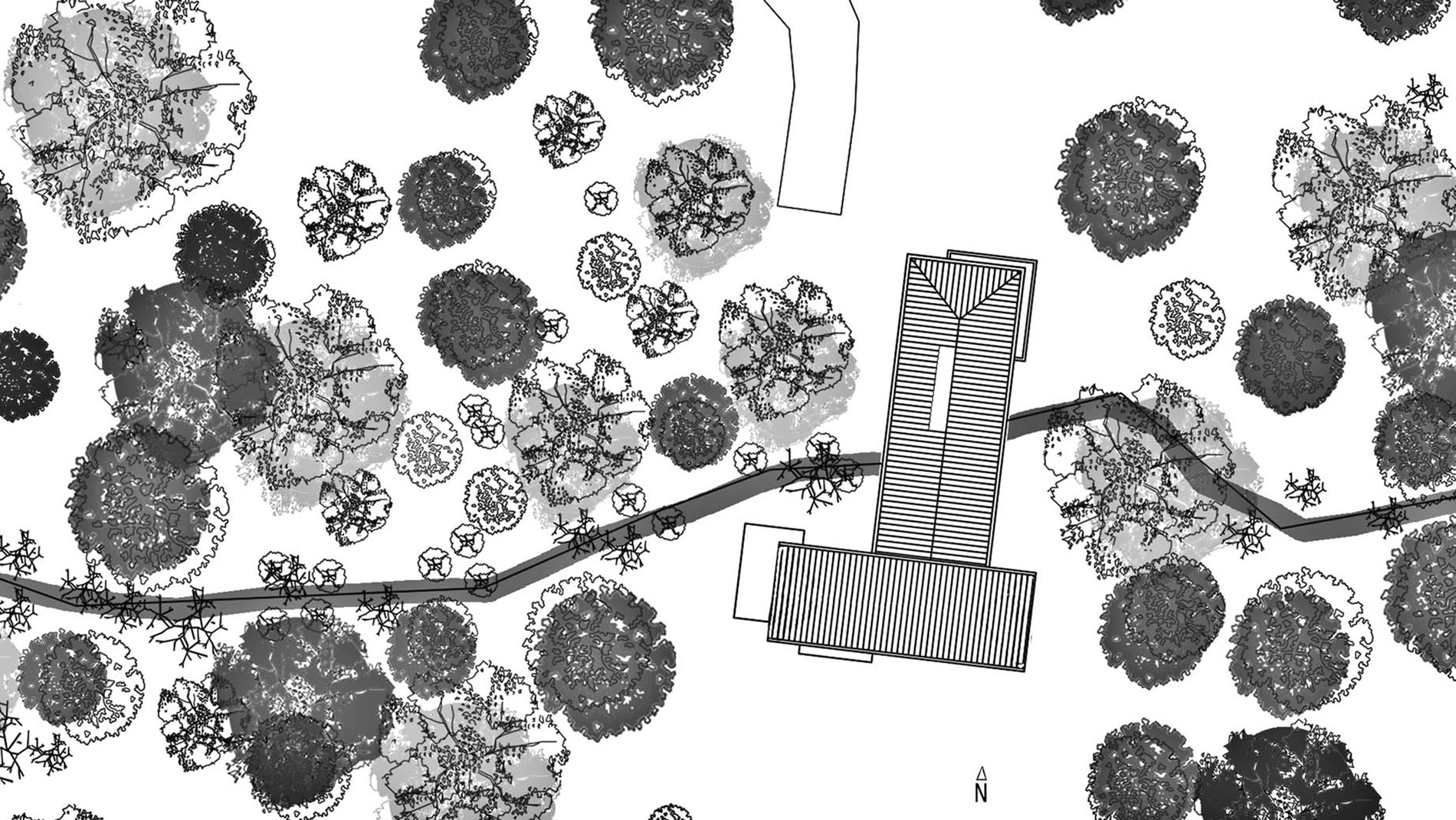 A Dramatic and Rustic Modern Home Shielded by Beautiful Forest in Puerto Varas by Aranguiz-Bunster Arquitectos (28)