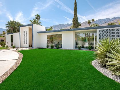 A Fascinating and Stylish Modern Home with Beautiful Landscape in Palm Springs by H3K Design (1)