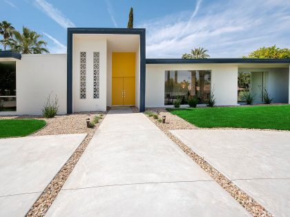 A Fascinating and Stylish Modern Home with Beautiful Landscape in Palm Springs by H3K Design (2)