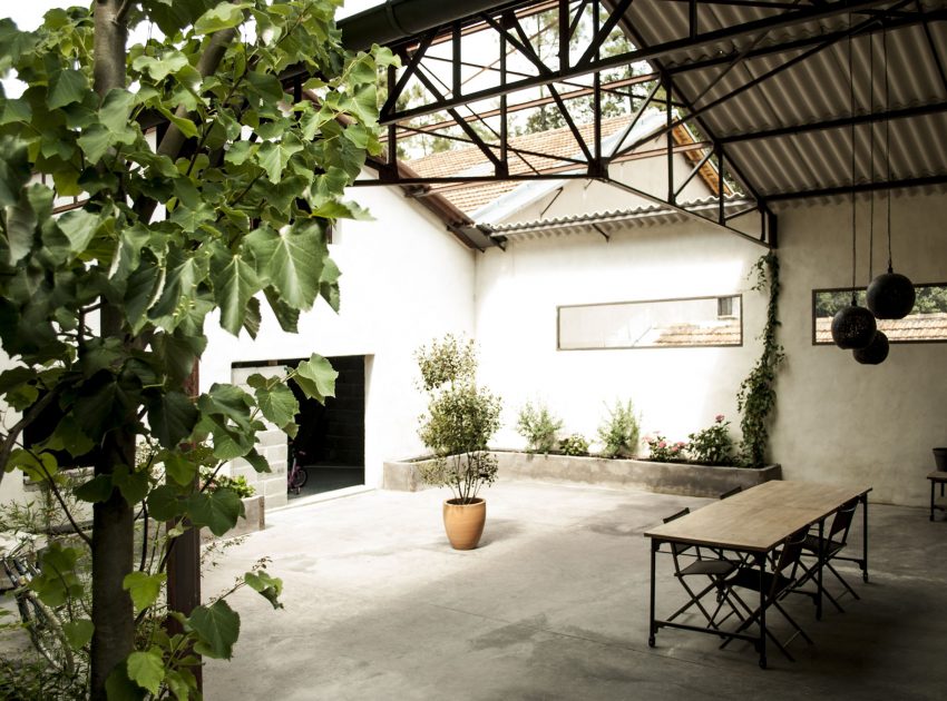 A Former Paper Mill Converted into a Simple but Spacious Contemporary Loft in Anduze, France by Planet Studio (16)