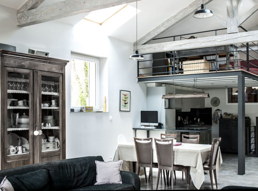 A Former Paper Mill Converted into a Simple but Spacious Contemporary Loft in Anduze, France by Planet Studio (2)