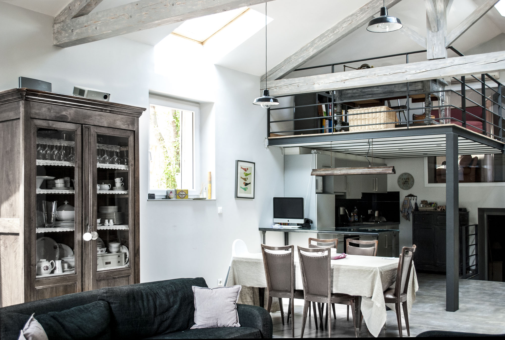 A Former Paper Mill Converted into a Simple but Spacious Contemporary Loft in Anduze, France by Planet Studio (2)