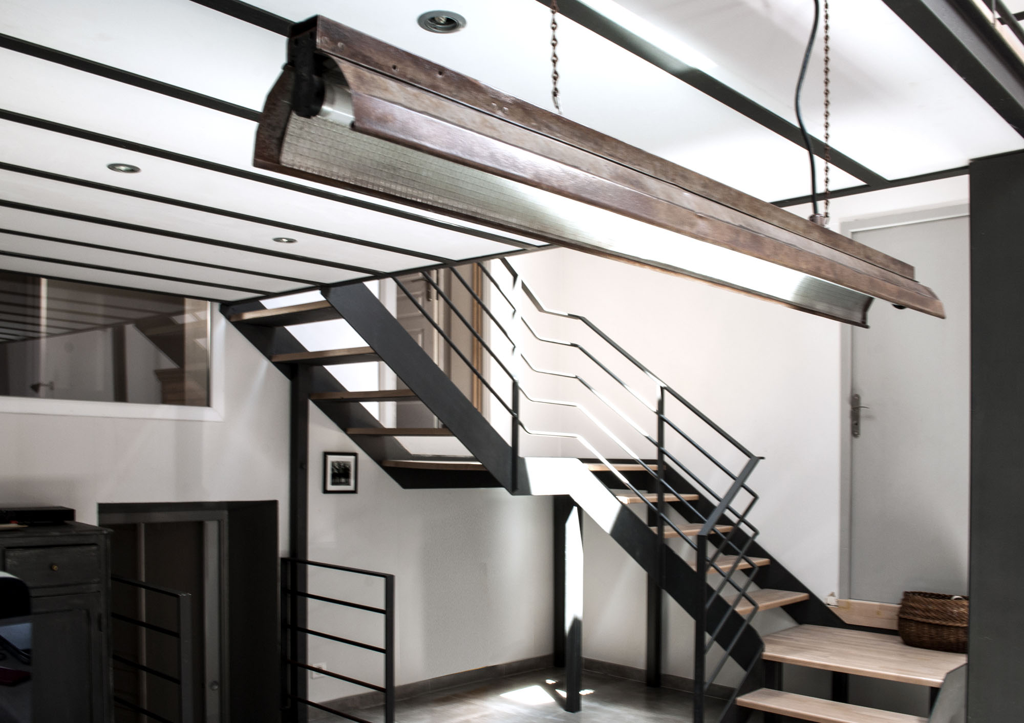 A Former Paper Mill Converted into a Simple but Spacious Contemporary Loft in Anduze, France by Planet Studio (8)