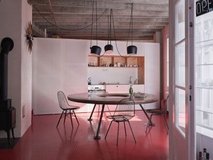 A Four-Room Apartment Transformed into a Multi Functional Space for Art, Working and a Good Turntable in Bratislava by gutgut (7)