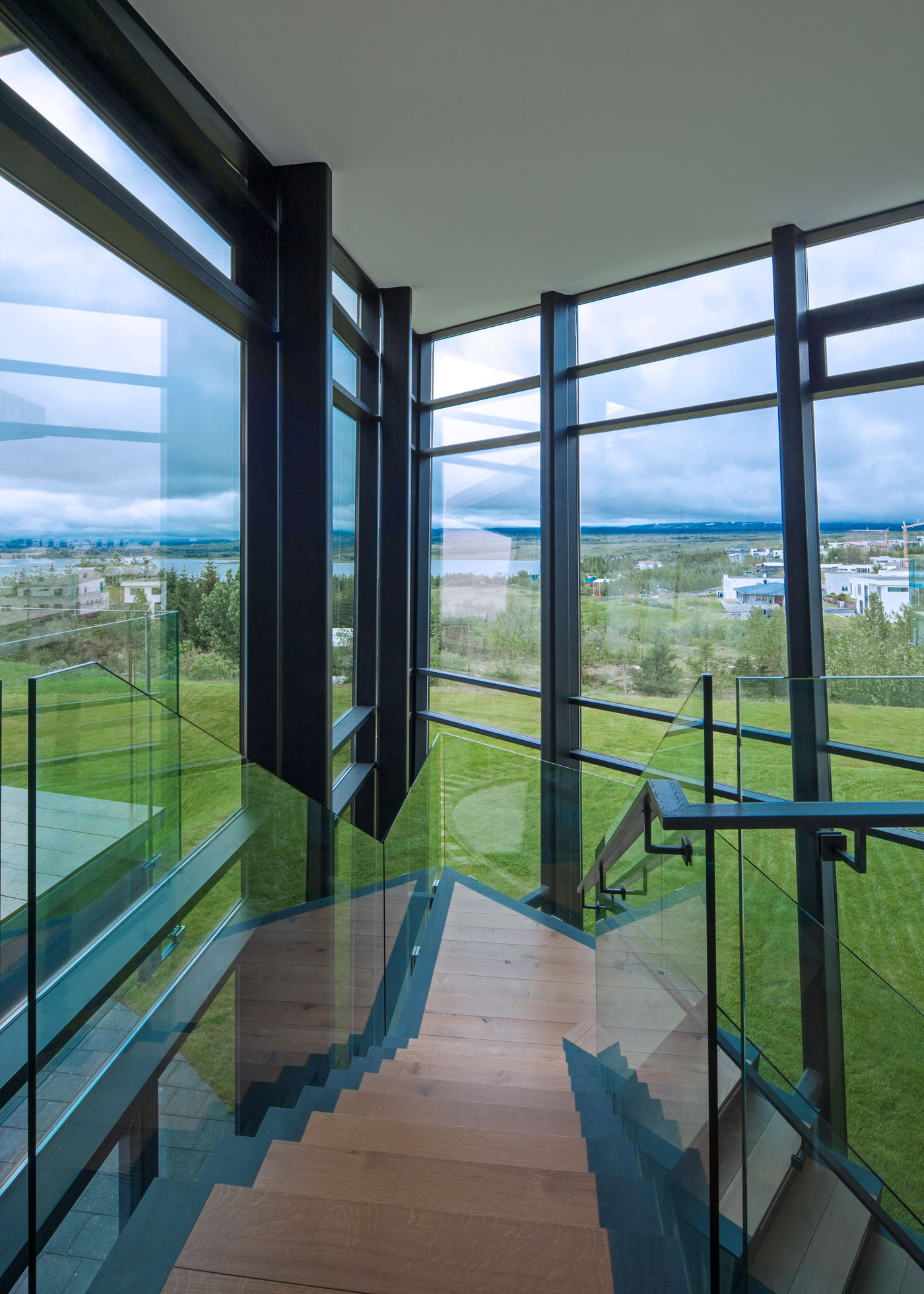 A Futuristic and Unique Modern Home with Stylish Interiors in Iceland by EON architecture (18)