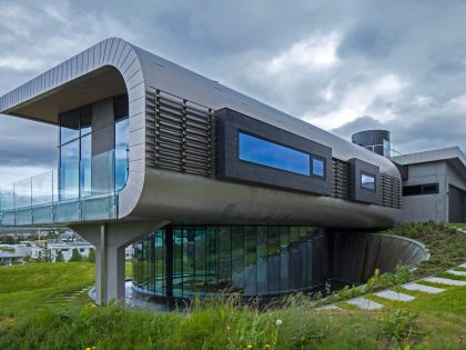 A Futuristic and Unique Modern Home with Stylish Interiors in Iceland by EON architecture (2)