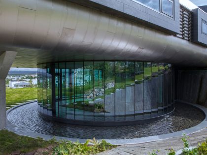 A Futuristic and Unique Modern Home with Stylish Interiors in Iceland by EON architecture (3)