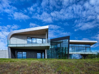 A Futuristic and Unique Modern Home with Stylish Interiors in Iceland by EON architecture (5)