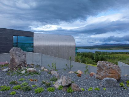 A Futuristic and Unique Modern Home with Stylish Interiors in Iceland by EON architecture (7)