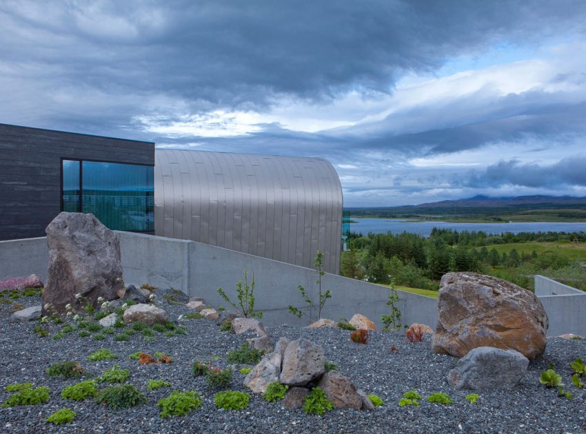 A Futuristic and Unique Modern Home with Stylish Interiors in Iceland by EON architecture (7)