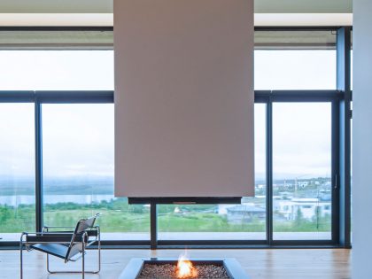 A Futuristic and Unique Modern Home with Stylish Interiors in Iceland by EON architecture (9)