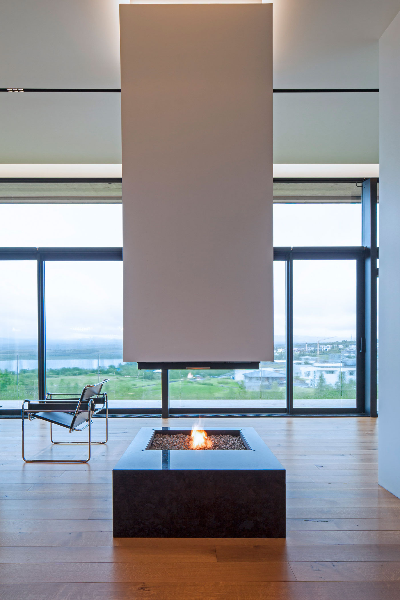 A Futuristic and Unique Modern Home with Stylish Interiors in Iceland by EON architecture (9)