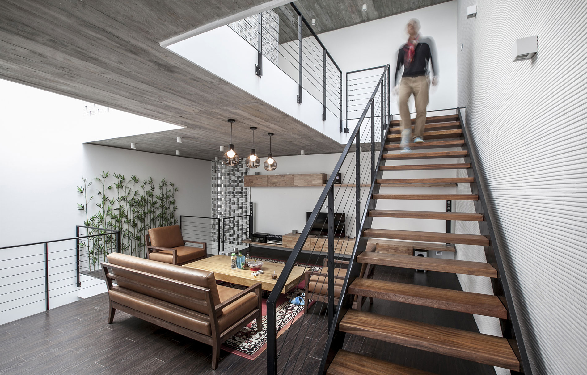 A Luminous Contemporary Home for a Single Man in Hanoi, Vietnam by AHL architects associates (6)