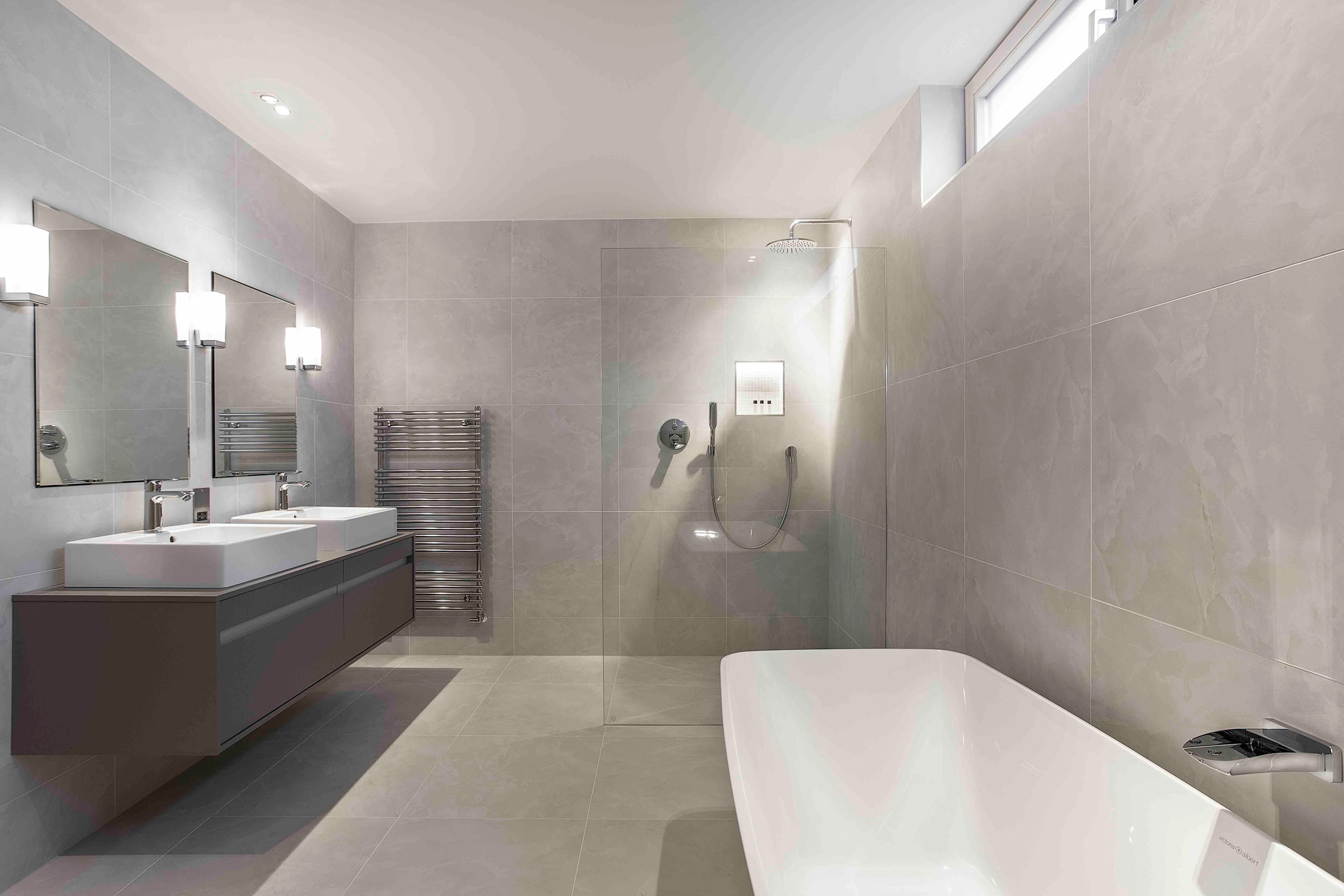 A Luminous Contemporary Home with Pitched Roof and Large Chimney in Hampshire by OB Architecture (11)