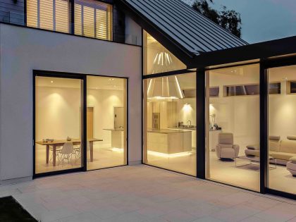 A Luminous Contemporary Home with Pitched Roof and Large Chimney in Hampshire by OB Architecture (13)