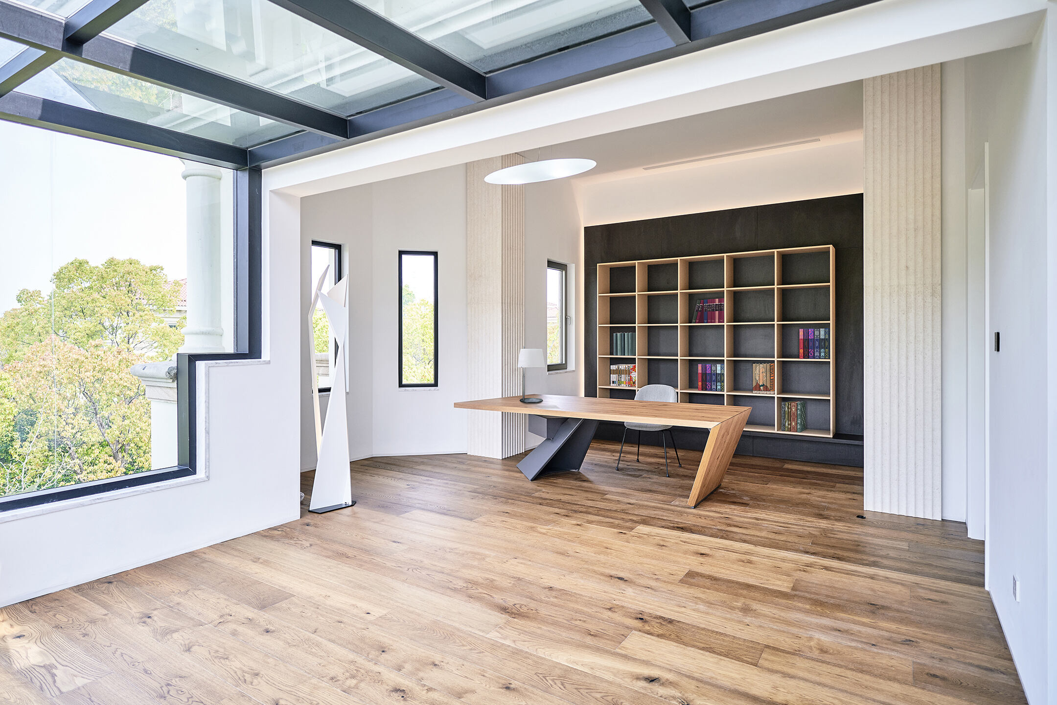 A Luxurious Modern Home with Bright and Unique Character in Shanghai, China by Young H Design (10)