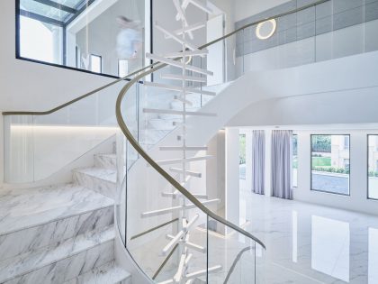 A Luxurious Modern Home with Bright and Unique Character in Shanghai, China by Young H Design (4)