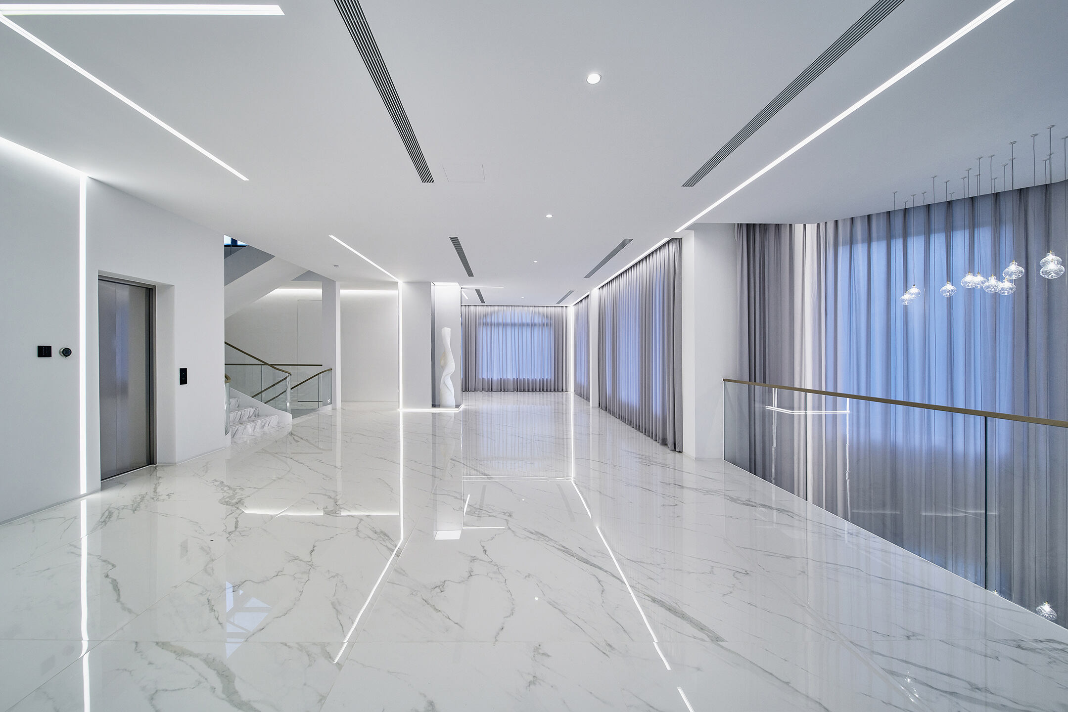 A Luxurious Modern Home with Bright and Unique Character in Shanghai, China by Young H Design (7)