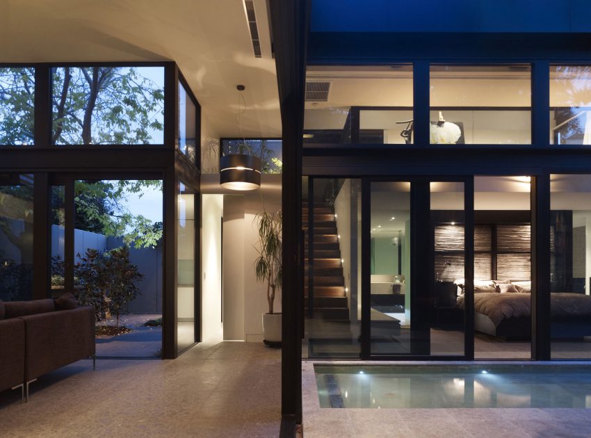 A Magnificent Contemporary Home Full of Elegance and Transparency in Hawthorn East by Steve Domoney Architecture (9)