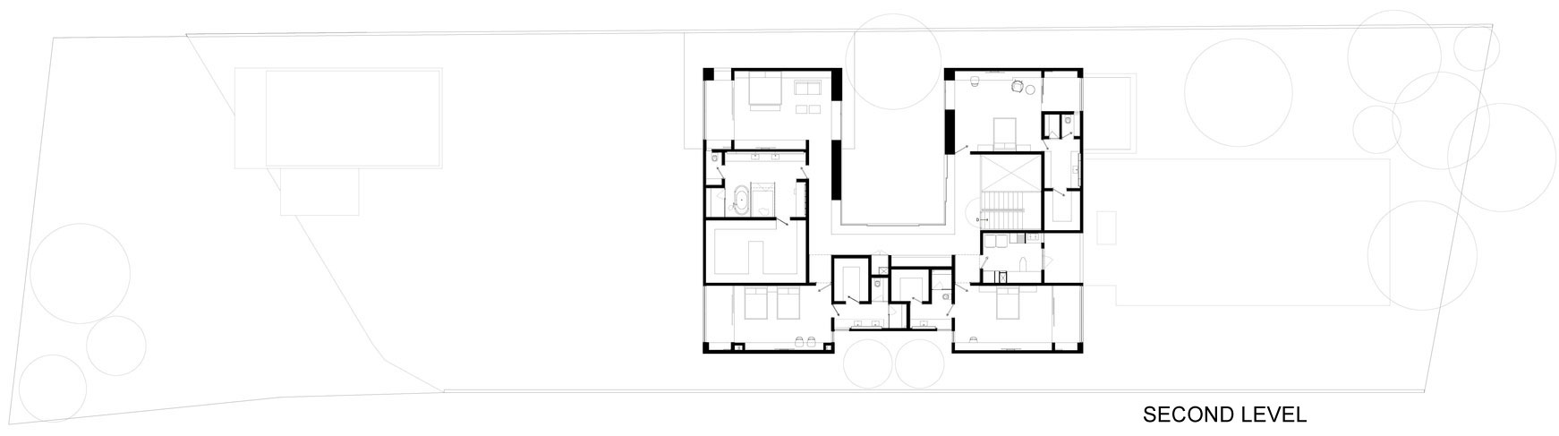 A Modern House Built From Dark Gray Steel, Glass, Wood, Concrete and Stone Materials in Mexico by Elías Rizo Arquitectos (13)