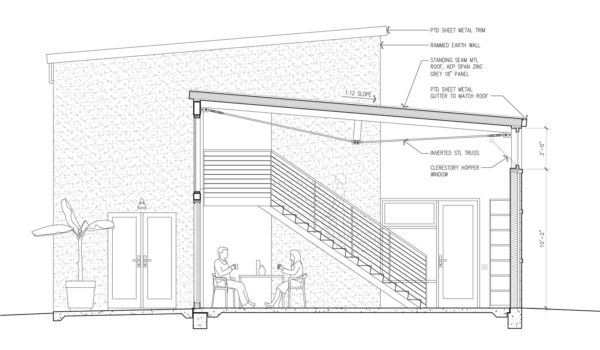 A Modern Rammed-Earth Home with Warmth and Natural Elegance in Mountain View by Atelier Hsu (11)