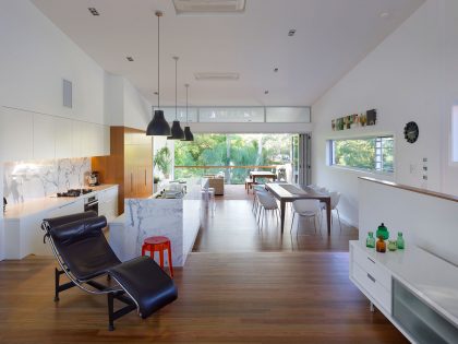 A Modern and Elegant House with Open Spaces and City Views in Paddington by Tim Stewart Architects (9)