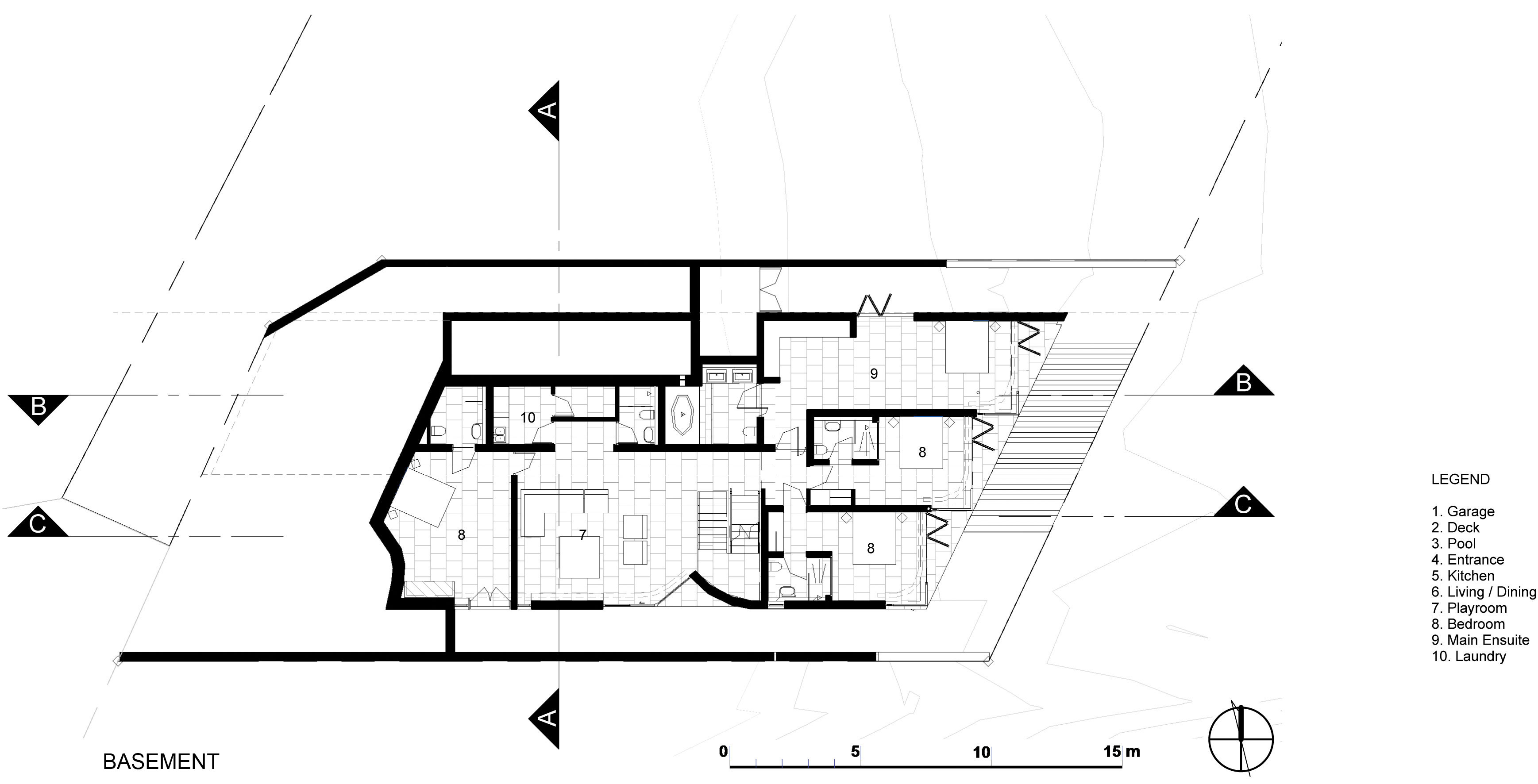 A Playful and L-Shaped Contemporary House with Spectacular Ocean Views in Shelley Point by SAOTA (12)