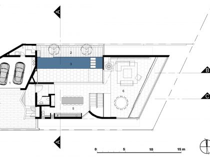 A Playful and L-Shaped Contemporary House with Spectacular Ocean Views in Shelley Point by SAOTA (13)