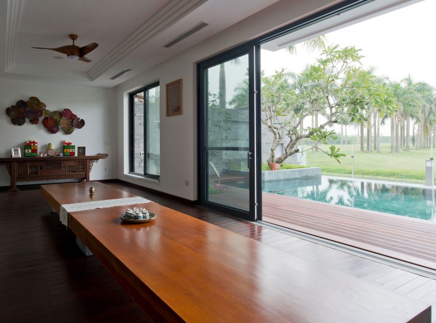 A Sensational Modern Home with Exquisite Landscaping in Ha Noi, Vietnam by Landmak Architecture (16)