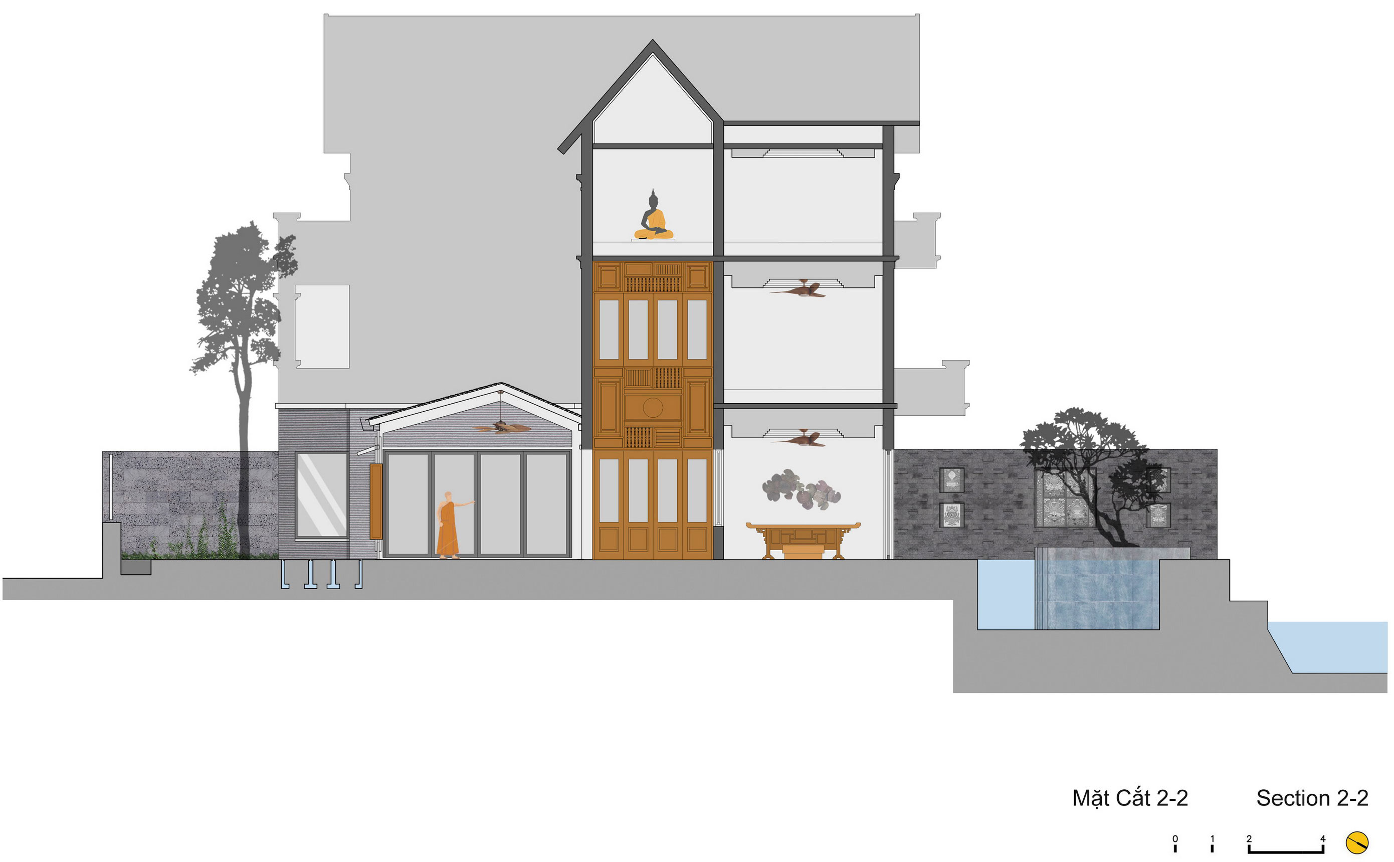 A Sensational Modern Home with Exquisite Landscaping in Ha Noi, Vietnam by Landmak Architecture (32)