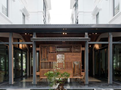 A Sensational Modern Home with Exquisite Landscaping in Ha Noi, Vietnam by Landmak Architecture (4)