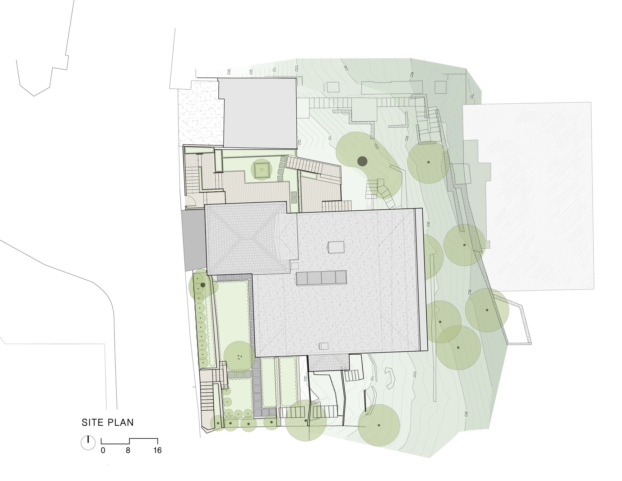 A Simple, Light-Filled Contemporary Home Perched on a Steeply Sloping Hillside in Sausalito by Turnbull Griffin Haesloop Architects (23)