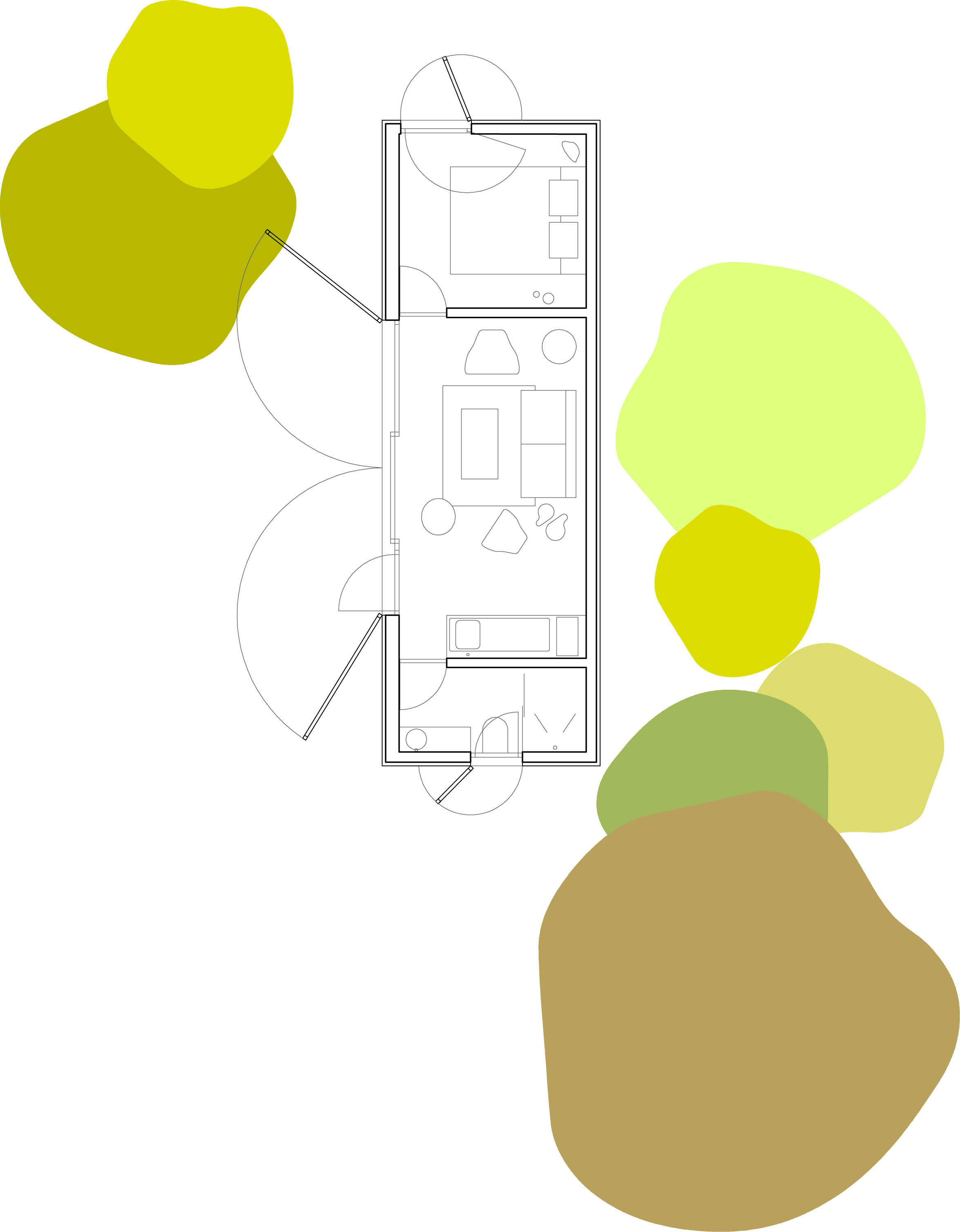 A Simple and Stylish Tiny Home with Airy Interiors in Spain by ÁBATON Arquitectura (18)