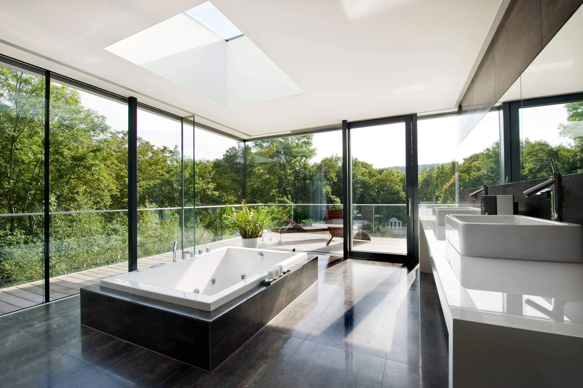 A Sleek Contemporary House Full of Luxurious Details in Hinterbrühl, Austria by Wunschhaus Architektur (9)