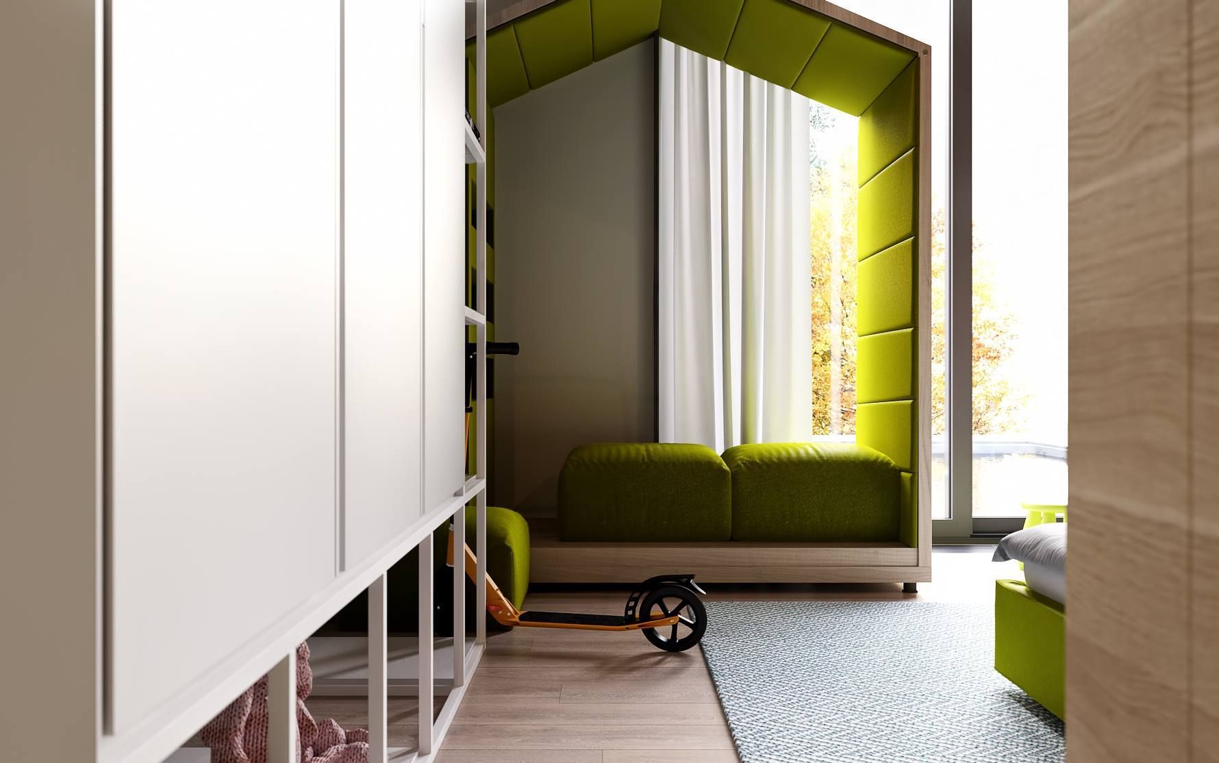 A Small Industrial Apartment with Vibrant and Cozy Interiors in Kiev, Ukraine by Ruslan Kovalchuk (16)