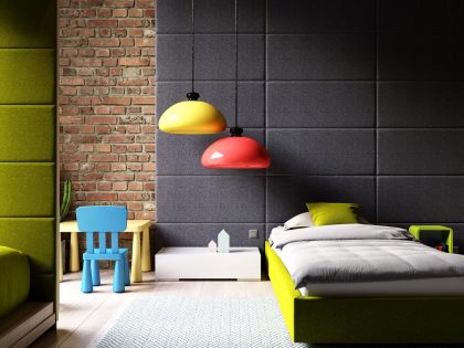 A Small Industrial Apartment with Vibrant and Cozy Interiors in Kiev, Ukraine by Ruslan Kovalchuk (19)